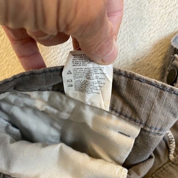 Dickies Men's Work Shorts Size 36 Rip Stop Gray Cotton Casual Wear With STAINS - Picture 8 of 10